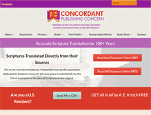 Tablet Screenshot of concordant.org